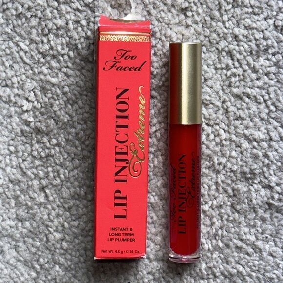 🌸HP 🌸Too Faced Lip Injection Extreme in Strawberry Kiss! - Picture 8 of 11